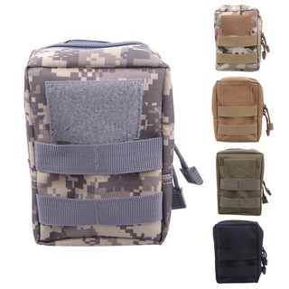 (orb)Tactical Molle Pouch Belt Waist Pack Bag Military