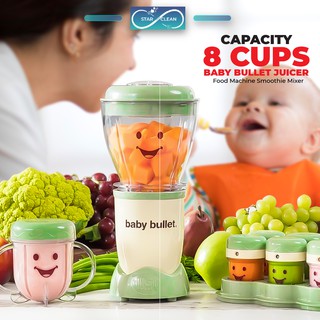 【Star Eight Clean】 Baby Bullet Juicer Blender Grinder Food Machine Smoothie Mixer