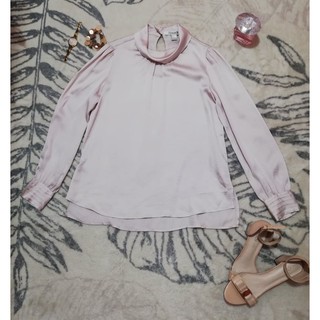 Personal Preloved Forever 21 Blush Pink Silk Long Sleeves