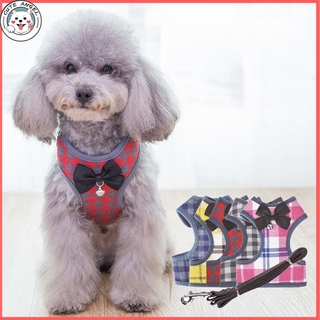 Pet Harness and Leash Set Walking Jacket Harness and Leash Pets Puppy Kitten Clothes Adjustable Vest