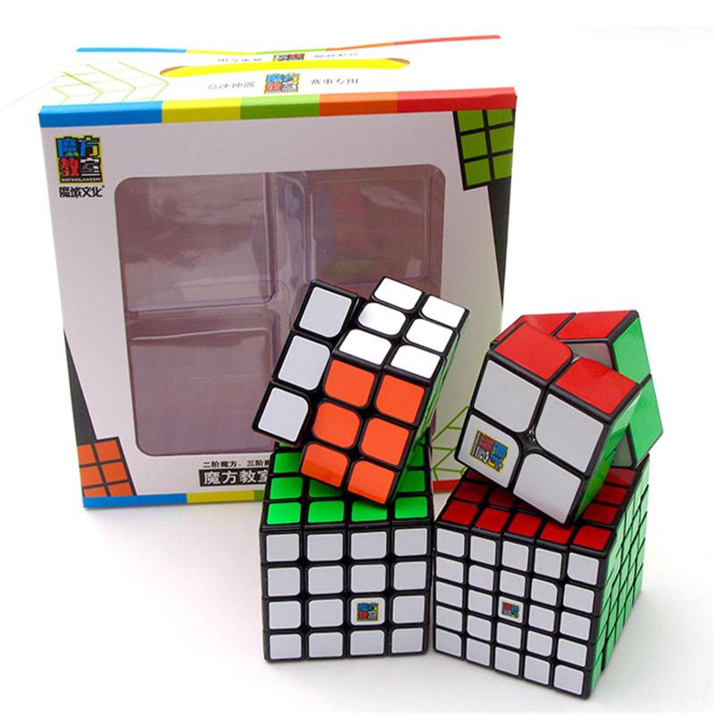 Magic Speed Cube Puzzle Bundle Set Cube Gift Box Rubik Game (6)