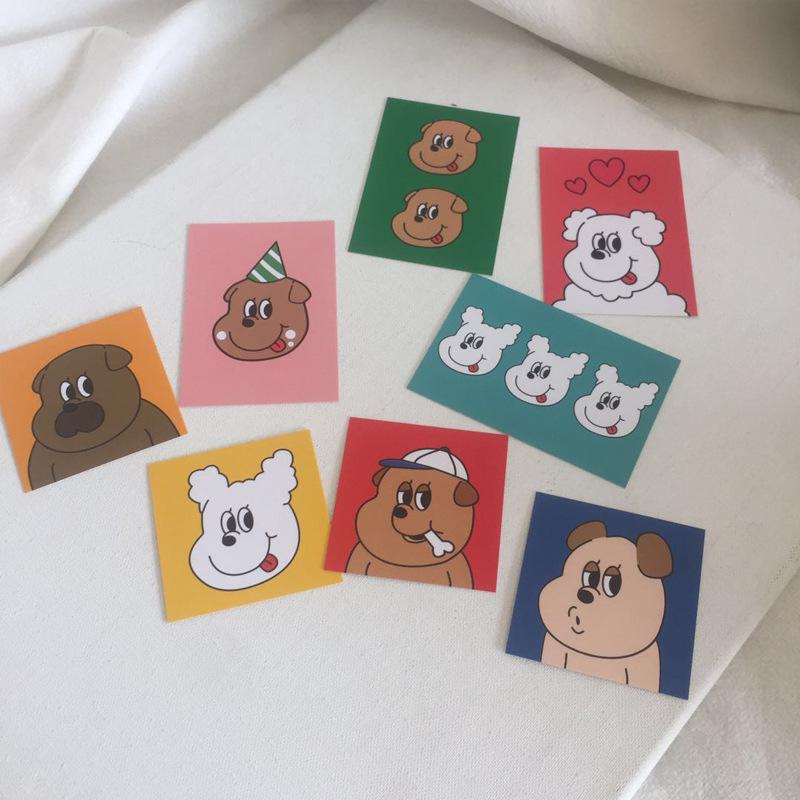 Cute Dog Print Quality Stickers