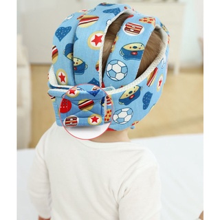 Boys Girls Baby Protective Helmet Anti-collision Baby Hat Cotton Safety Helmet For Learn to Walking
