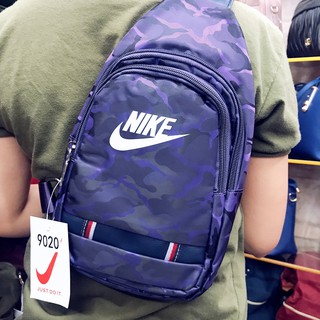 Nike Canvas chest bag INS super fire wild diagonal men's bag Unisex bag casual shoulder #9020