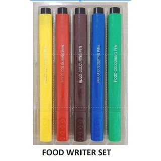 EDIBLE PEN FOOD WRITER ASSORTED 5 COLORS