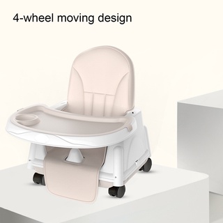 Portable Baby Seat Baby Dinner Table Baby Dining Chair Height Adjustable High Chair With Feeding Tra (2)