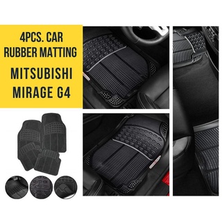 Automobiles Mats○MITSUBISHI MIRAGE G4 Car Rubber Matting 4pcs./ car mat floor guard protection anti