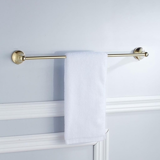(new)[KLOWARE] Rings Of Gold Towel Holder Brass Bathroom Accessory Single Towel Rack L2cH