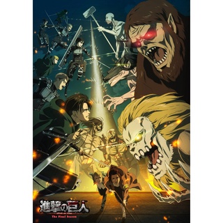 Attack on Titan Posters / Japanese Anime A4 Size Posters