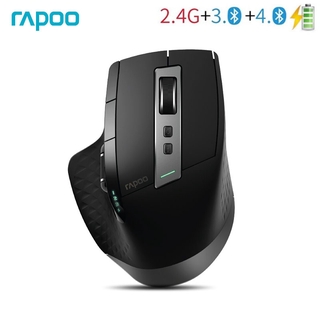 Rapoo MT750L / MT750S Rechargeable Multi-mode Wireless Mouse Easy-Switch between Bluetooth and 2.4G up to 4 Devices for PC and Mac
