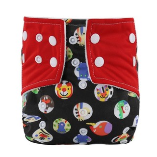 Baby Washable Cloth Diaper Cover Waterproof Cartoon Diapers Reusable Nappy[S] (6)