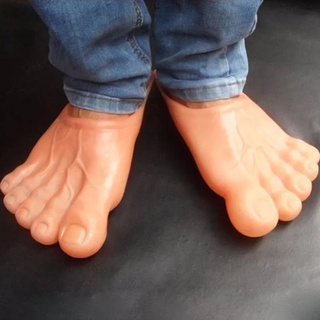 [indoor]Funny Slipper Men Unisex Creatire Toe Shoes Crazzy Five-Finger Feet Shoes Men's Beach Slippe