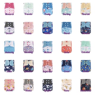 5pcs BOOLDEET POSH CLOTH DIAPER BUNDLE SUPER SALE (SHELL ONLY or WITH INSERT) (4)