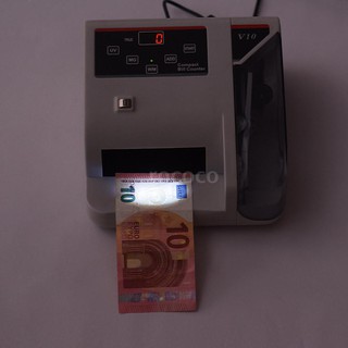 Portable Mini Money Counter Worldwide Currency Cash Banknote Bill Counting Machine Detector with UV/