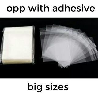 BIG SIZES resealable tshirt plastic packaging with adhesive