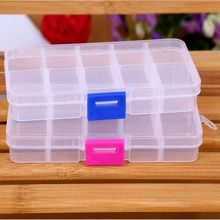 「Leterly」Earrings candy color transparent storage box jewelry storage box (1)