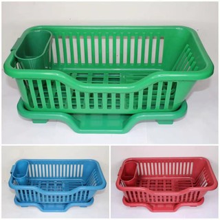 >Kitchen Plastic Sink Dish Drainer Dish Drying Rack Basket