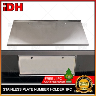 Clear License Plate Cover 2pcs/set // universal acrylic flexi glass number bumper protector guard fr