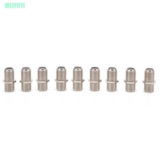 (MEIFUYI) Hot Sale 10 Pack F Type Coupler Adapter Connector Female F/F Jack Rg6 Coax Coaxial Cable