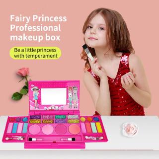Pretend Play Kid Make Up Toys Set Simulation Safety Non-toxic Kit for Cosmetic