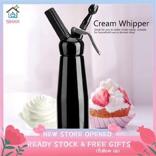 [READY STOCK] Aluminum Whipped Dessert Cream Whipper Butter Dispenser Foam Maker 500ml
