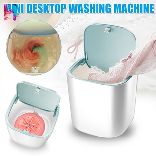 Mini Desktop Washing Machine Portable Quiet for Underwear Socks Panty Home Travel HPF qU8l