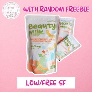 Dear Face Beauty Milk Melon Collagen Drink with random freebie