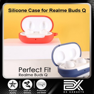 Silicone Case for Realme Buds Q Soft Safe And Nontoxic Washable Dust-proof Protective Case