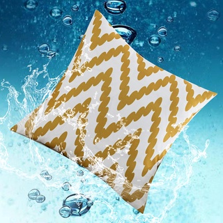 Geometric Simple Printing Outdoor Waterproof Pillow Cover Sofa Chair Cushion Cover