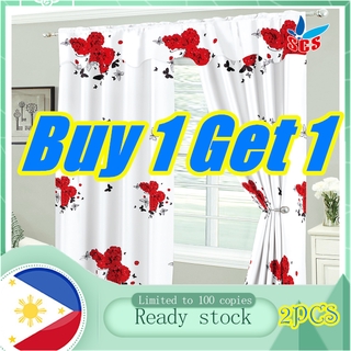 2PCS 120*190cm Curtain Sale for Window Buy 1 Take 1 fashion Curtain Sale Buy 1 Take 1 Kortina Sale