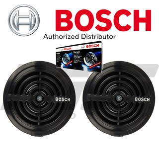 Bosch Europa Black 12V Horn Set