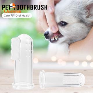 【Fast Delivery】 1 Ultra Soft Finger Brush Pet Toothbrush Plush Dog Plus Bad Breath Tooth Care Tartar Dog Cat Cleaning Supplies 【Veemm】 (1)