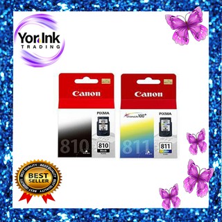 Canon PG-810 and CL-811 Ink Cartridge (Black and Color)