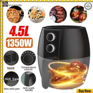 【bryce】 1350W Multi-function Oil Free Air Fryer 4.5 Liter High Capacity by Home Zania AS513