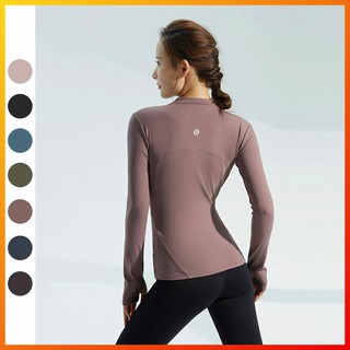 7 color women's lululemon yoga DF jackets coats gym sports zipper coats tp373 (1)