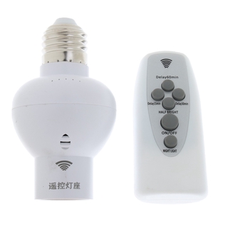 Digit Remote Control Bulb Socket E27 Wireless Bulb Holder Cap Switch