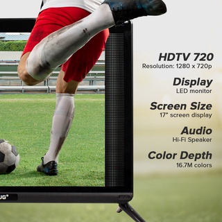 HUG Slim LED TV Flat Screen High Definition TV with FREE Wall Bracket (Screen size 17 Inches) LT17 (2)