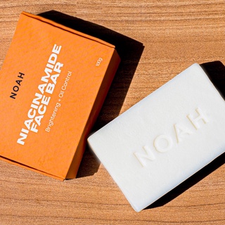 Men care○Noah Niacinamide Face Bar 100g [Cleanser] For All Skin Types - removes pimple marks, glowin