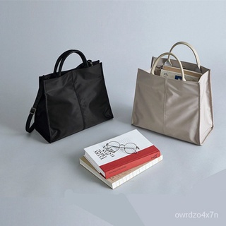 Korean version of the simple nylon business briefcase ladies bag OL lightweight waterproof handbag s