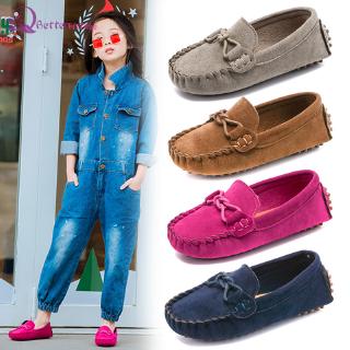 【COD】 Little Kids Loafers Flat Heel Slip On Toddler Casual Shoes for Boys Girls