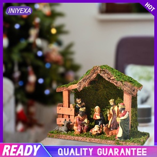 Holy Family Nativity Figurine Christ Easter Nativity Scene Set Religious Christmas Sculpture Home Decor (4)
