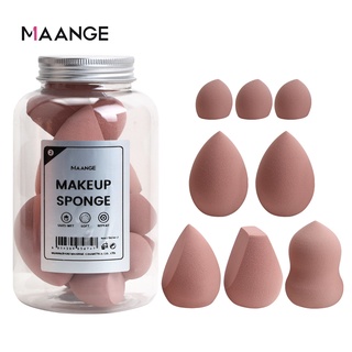 MAANGE 8Pcs/Box Beauty Sponge Soft Flexible Hypoallergenic Durable Beauty Blender