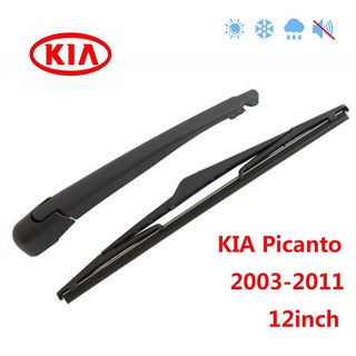 ❀▤♘Rear Wiper Arm Blade Set Back Windshield Fit For KIA Picanto 2003-2011 12inch
