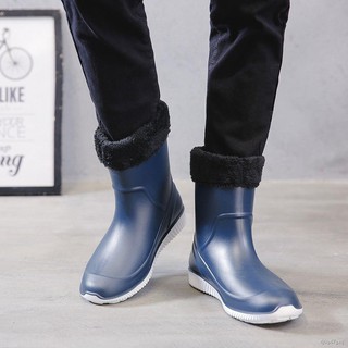 Rain male cone fashion kitchen waterproof rubber shoes to help prevent slippery fishing in male take