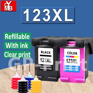 Compatible HP 123 ink HP123XL ink Cartridge refillable for HP 1112/2130/2131/2132/2133/2134/2136