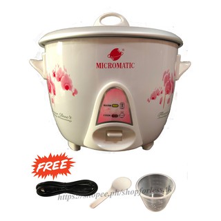 MICROMATIC RICE COOKER 0.6L (3 CUPS)
