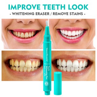 Teeth Whitening Pen Effective Remove Stains Natural Mint Flavor Cleaning Serum Remove Plaque Stains