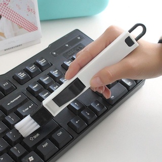 Plastic Mini Cleaning Brush with Dustpan for Keyboard Window Groove Cleaning Brush