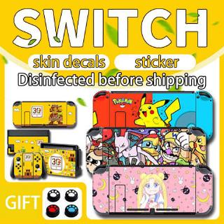 NS Game Anime theme suit Nintendo Switch Skin Decals Sticker thumbstick cover (1)