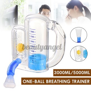 ✒✗✓Incentive Spirometer 5000ml / 3000ml Deep Breathing Exerciser Lung Trainner